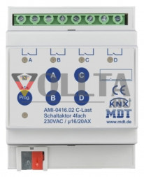 MDT AMI-0416.02 переключатель четверной Industrie c измерением тока