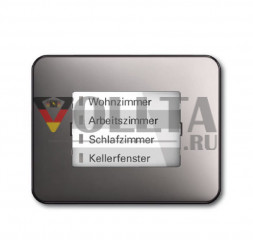 Busch-Jaeger 6730-20  Серия Alpha LED-Дисплей  WaveLINE цвет: платина