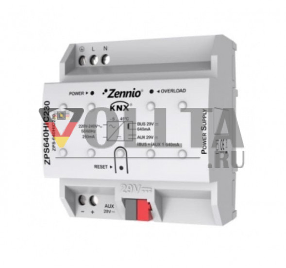 ZENNIO ZPS-640HIC230 Spannungsversorgung KNX plus 29VDC zusätzliche Hilfsspannung 640mA