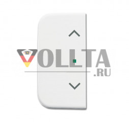 Переключатель клавишный Busch-Jaeger 6232-20-214, 2-позиционный, левый/правый, с символом «штора», альпийский белый