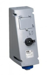 ABB Stotz-Kontakt 316MPM6W, розетка настенная переключаемая, 16 А 6 ч, IP67, 3P+E, с LSS, 2CMA167957R1000