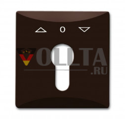 Busch-Jaeger 2155PZ-31 серия:Allwetter44 Жалюзи панель переключателя с замком крышка, цвет:коричневый