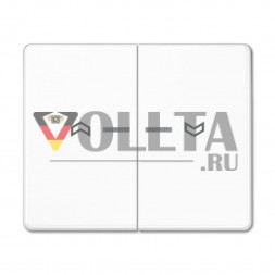 Jung SL595KO5PWW SL500 KNX кнопка, клавиша крышка, цвет алюминевый цвет: альпийский белый