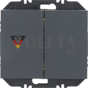 Berker 24127106 Enocean 2f K.1 антрацитовый матовый настенный радиопередатчик