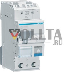 Hager ARC956D AFDD 1P+N 6kA C-6A 2M противопожарный выключатель
