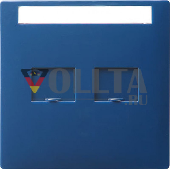 Gira 066346 S-Color телефонная розетка, крышка, цвет: голубой, тон:глянец