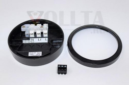 Theben 9070843 Накладной короб LUXA 103 BK черный, рама для поверхностного монтажа