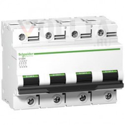 Schneider Electric A9N18525 C120H 4-полюсный автоматический выключатель D125A