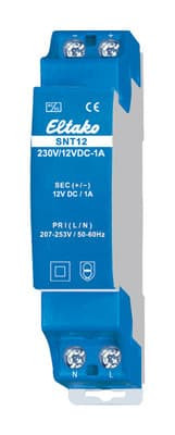 Eltako 20000160 SNT12-230V/12VDC-1A Импульсный источник питания 230V 12V DC 1A