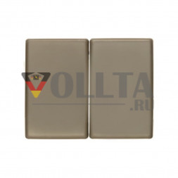 Berker 14340001 Arsys Двойной переключатель, коромысловый выключатель, цвет: светло-бронзовый