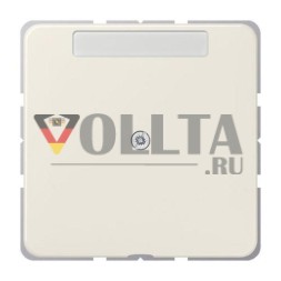 Кабельный вывод Jung 590NAA с разгрузкой от натяжения и полем для маркировки, дюропласт, серия CD, белый
