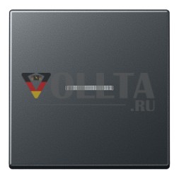 Jung A10911STRFBFANM KNX RF кнопка 1-позиционная, термопластик окрашенный, серия A, матовый антрацит