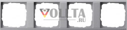 Gira 146426 опорная пластина 4-х сторонняя Gira Event цвет алюминий
