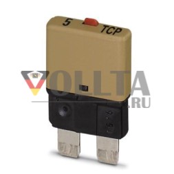 Phoenix Contact 0700005 TCP 5/DC32V 1-полюсный 5A 32V светло-коричневый тепловой выключатель
