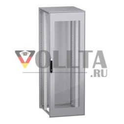 Schneider Electric NSYSFPN20780TG PrismaSeT 2000x700x800 остекленный серый напольный корпус