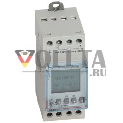 Цифровой таймер LEGRAND 412641 AlphaRex3 | 230 В переменного тока, 2 канала