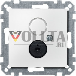 Schneider серия: Merten 295919 System M Динамик-розетка крышка, цвет:полярная белизна