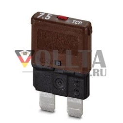 Phoenix Contact 0700007 TCP 7.5/DC32V 1-полюсный 7.5A 32V коричневый тепловой выключатель