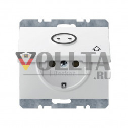Berker 47867109 K1 SCHUKO-розетка 16А, цвет:полярная белизна, тон:глянец