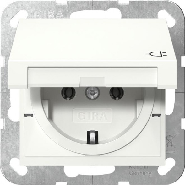 Gira 445427 KD System 55 rws m розетка SCHUKO