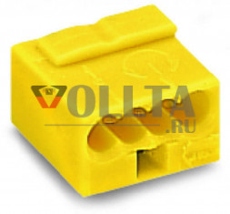 Wago 243-504 Клемма MICRO 0,6- 0,8mm цвет: желтый