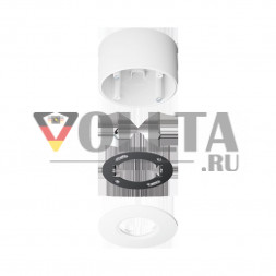 Монтажный комплект JUNG PMM-AP-SET-WWM Датчик присутствия KNX mini | накладной | снежно-белый матовый