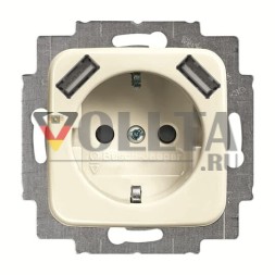 Busch-Jaeger 2CKA002011A6263 20 EUCB2USB-212 2x USB двойная розетка SCHUKO