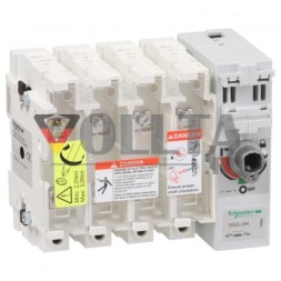 Schneider Electric GS2LLB4 с предохранителями TeSys GS2L 4p 160A DIN A4 разъединитель нагрузки