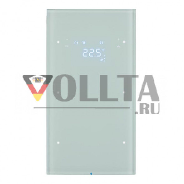 Berker 75642050 Сенсорный датчик 2-ходовой с регулятором температуры, стекло, полярно-белый Berker R.3