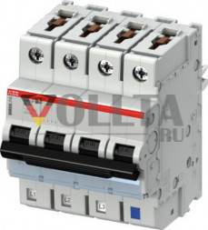 ABB Stotz-Kontakt S403M-K0.5NP, автоматический выключатель K,0.5A,NP,10kA,4P,вставной защищенный нейтральный проводник, 2CCS573103R8157