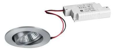 Brumberg 39353253 LED Встраиваемый точечный светильник алюминий матовый 6W 650lm 3000K 230V dim DA68mm IP65