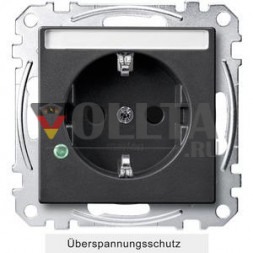 MERTEN MEG2305-0414 Розетка SCHUKO антрацит Система M
