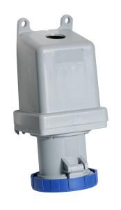 ABB Stotz-Kontakt 463RS9W, настенная розетка для поверхностного монтажа, 63 A 9h, IP67, 3P+N+E, 2CMA167332R1000