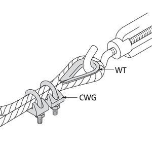 ABB Stotz-Kontakt 7TCA084220R0551 WT-23 ленточное/веревочное крепление