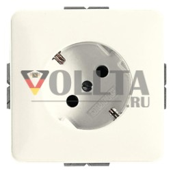 Розетка Jung 520-45 SCHUKO® 45°, 16 А 250 В ~, дюропласт, серия CD, белый