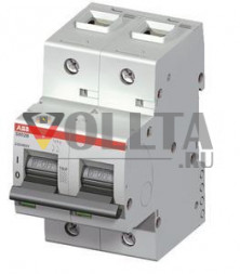 ABB Stotz-Kontakt S802B-B63, высокопроизводительный автоматический выключатель 63A,B,230/400VAC=Icu16kA,2P, 2CCS812001R0635