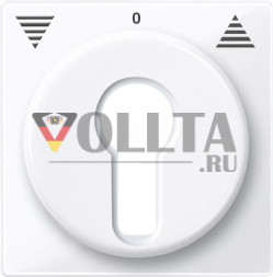 Schneider серия: Merten 319425 System M Rollladen-Tastrastschalter крышка, цвет:белый, тон:глянец