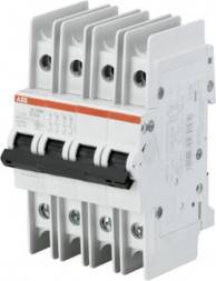 Автоматический выключатель ABB Stotz-Kontakt SU204M-C40 C40A 4-полюсный 10ка, 2CDS274337R0404