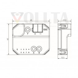 Theben 9070868 TP-RF KNX медиасоединитель