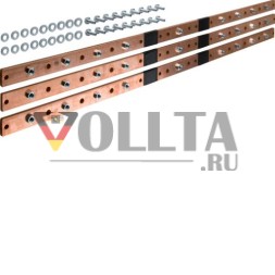 Hager UM09K Универс с медной рейкой 40х10мм