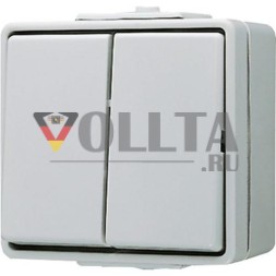 Jung 635W 10 AX 250 V двойная кнопка