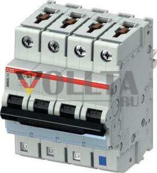 ABB Stotz-Kontakt S403M-K1,6NP, автоматический выключатель K,1.6A,NP,10kA,4P, втычной защищенный нейтральный проводник, 2CCS573103R8257