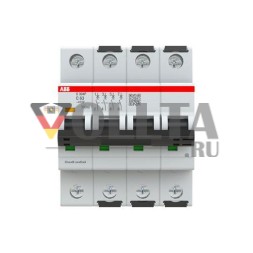 ABB Stotz-Kontakt 2CDS384001R0634 S304P-C63 C25kA 63A 4P автоматический выключатель