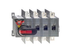 ABB Stotz-Kontakt OT250E04WCP, переключатель нагрузки 4-полюсный 250A с ручкой и валом/быстродействующий, 1SCA022775R0810