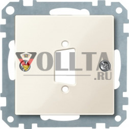 Merten 467644 System M D-Subminiatur крышка, цвет: кремово-белый, тон:глянец