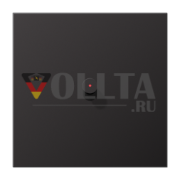 Крышка Jung AL12-0KODK01 с коромыслом, куполом, конусом, 1-ходовая, 1 коромысло, серия LS 1912, темная (крашеный алюминий)