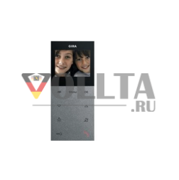 Gira 1239600 квартирная видеостанция AP Plus System 55 нержавеющая сталь (лакированная)