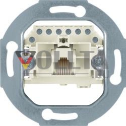 Berker 4538 UAE розетка 8-контактная белая модульные вставки