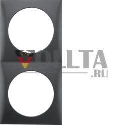 Berker 918262515 рамка 2-сторонняя антрацит, матовая Integro Flow