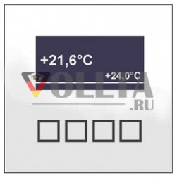 MDT SCN-LCDGW.01 Центральный пункт управления c LCD-дисплей стекло, белый